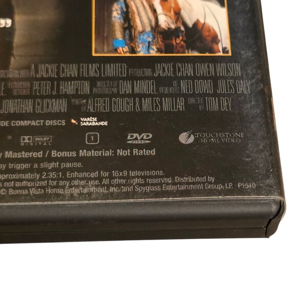 Shanghai Noon DVD Movie Jackie Chan Owen Wilson Lucy Liu Comedy Western Action - Picture 3 of 8